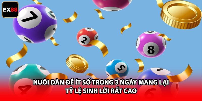 Dàn Đề 10 Số Khung 3 Ngày - Mẹo Chơi Hiệu Quả Tại EX88 2 Nuôi dàn đề ít số trong 3 ngày mang lại tỷ lệ sinh lời rất cao
